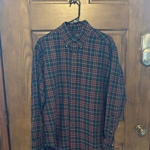 Brooks Brothers plaid dress shirt.